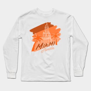 Miami Freedom Tower Long Sleeve T-Shirt